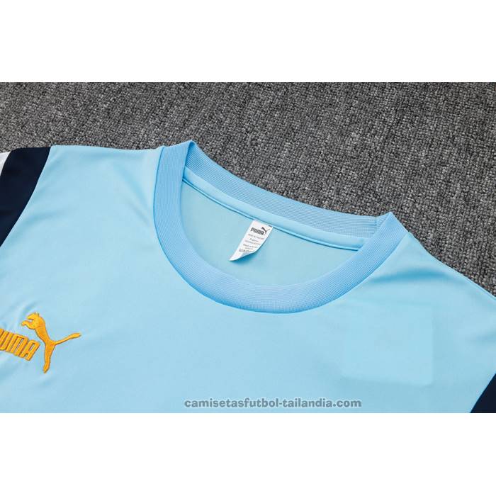 Chandal del Manchester City Manga Corta 23/24 Azul